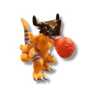 Digimon‎ Greymon Fire Breathing Mini PVC Figure 2007 Bandai